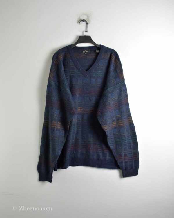 بافت وینتیج سرمه ای Enro