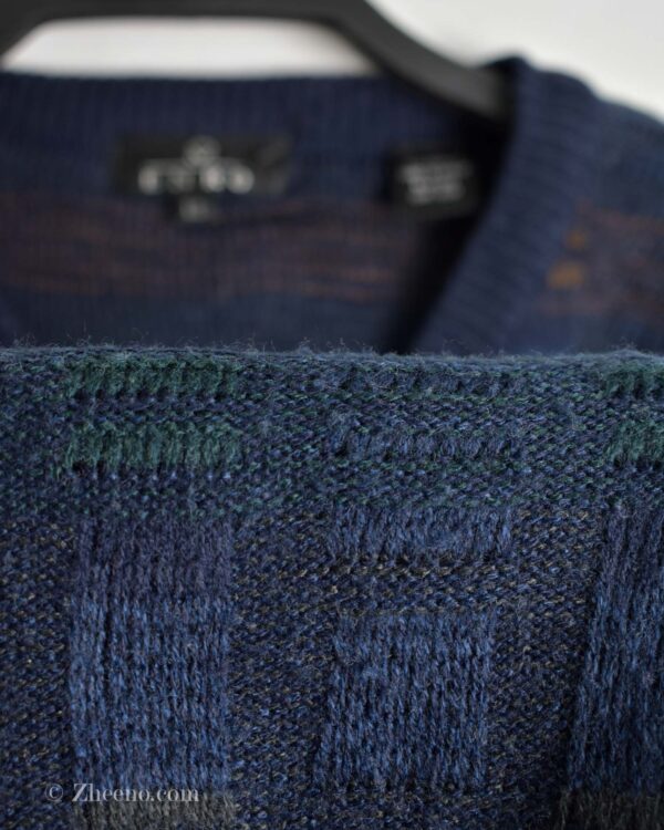 بافت وینتیج سرمه ای Enro