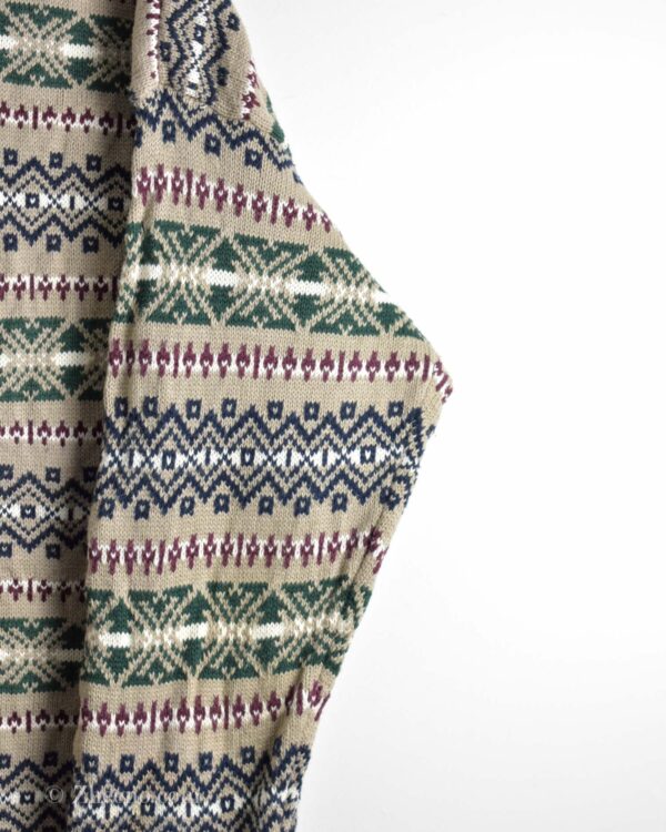 بافت وینتیج کرم طرح دار Dockers