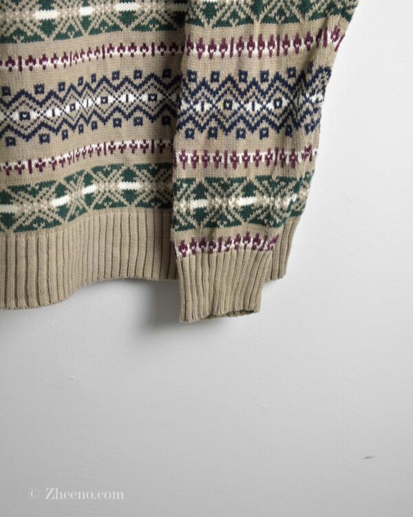 بافت وینتیج کرم طرح دار Dockers