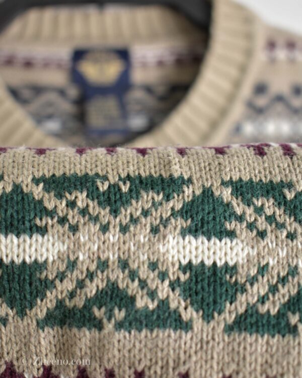 بافت وینتیج کرم طرح دار Dockers