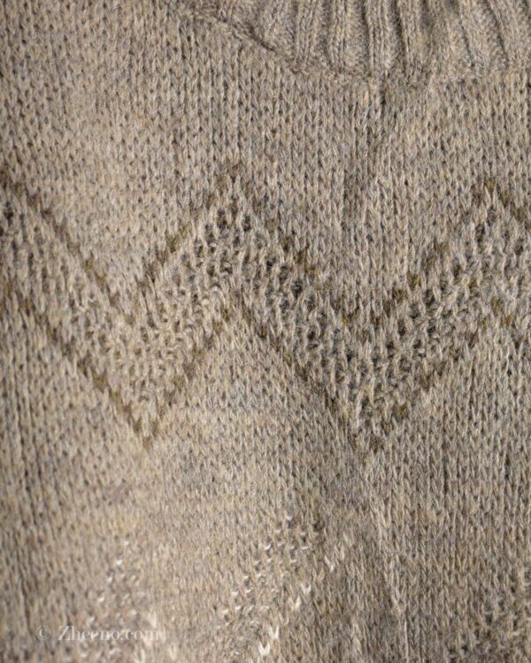 بافت وینتیج طرح دار کرم رنگ