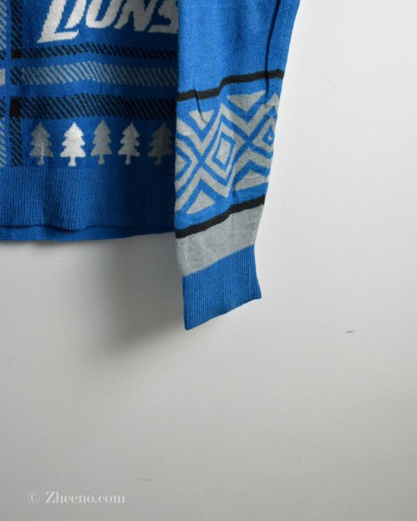 بافت وینتیج آبی طرح دار NFL