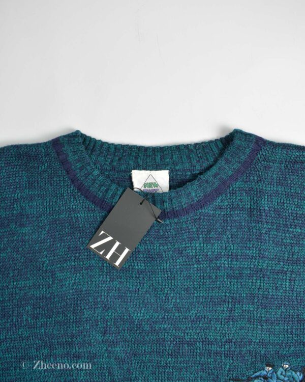 بافت وینتیج سبز پررنگ New Fast