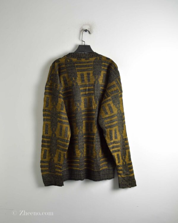 بافت وینتیج یقه هفت طرح دار