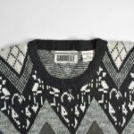 بافت وینتیج سفید مشکی Gabrielle