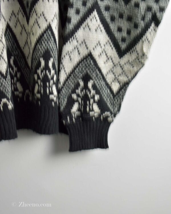 بافت وینتیج سفید مشکی Gabrielle