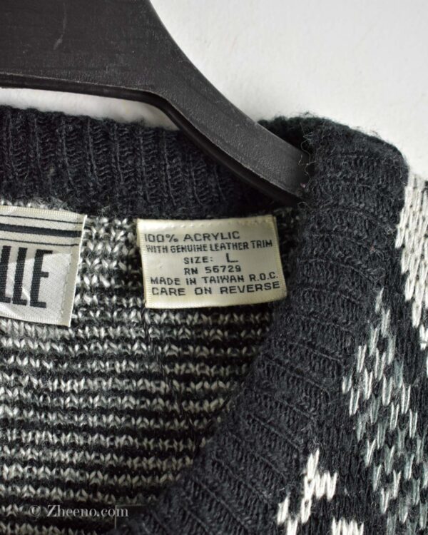 بافت وینتیج سفید مشکی Gabrielle