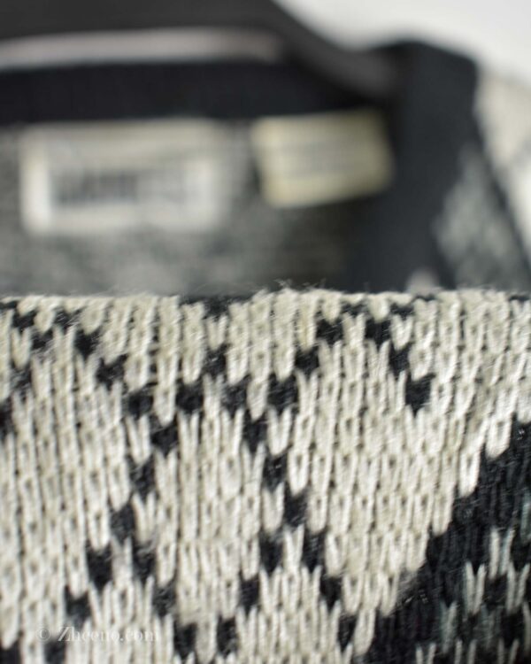 بافت وینتیج سفید مشکی Gabrielle