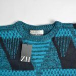 بافت وینتیج مشکی آبی Club International