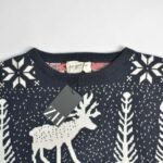 بافت کریسمسی سرمه ای تیره Primark