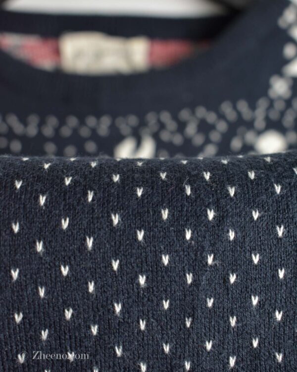 بافت کریسمسی سرمه ای تیره Primark