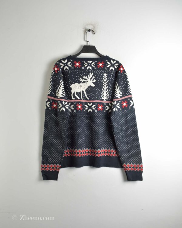 بافت کریسمسی سرمه ای تیره Primark