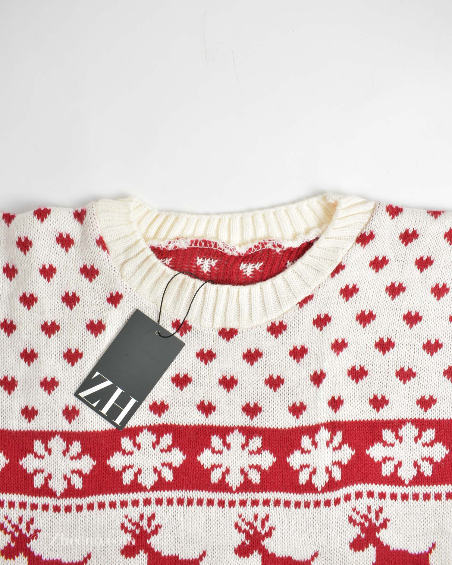 17686411272053262 بافت کریسمسی دورنگ سفید قرمز