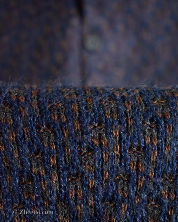 بافت وینتیج یقه دار سه دکمه Jantzen