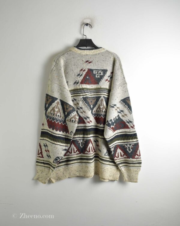 بافت وینتیج طرح دار خاکی Canda