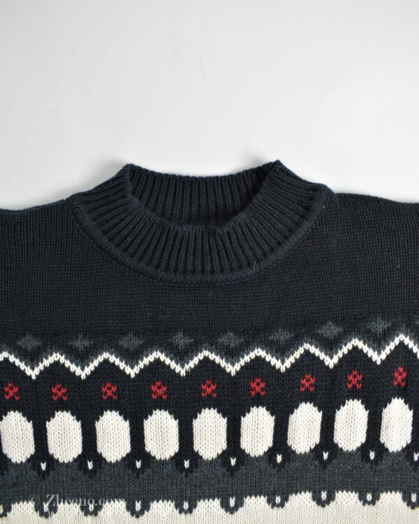 بافت وینتیج مشکی طرح دار Alex Cannon