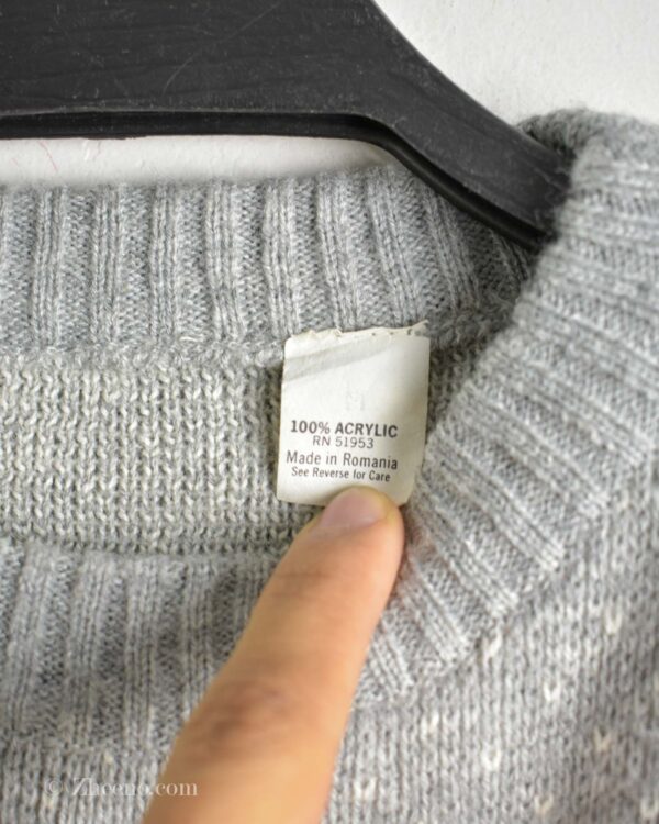 بافت وینتیج طوسی شیری