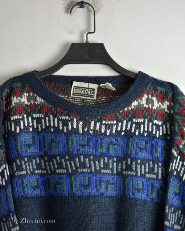 بافت وینتیج طرح دار White Oak