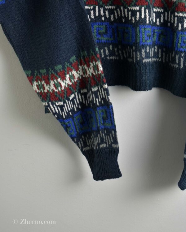 بافت وینتیج طرح دار White Oak