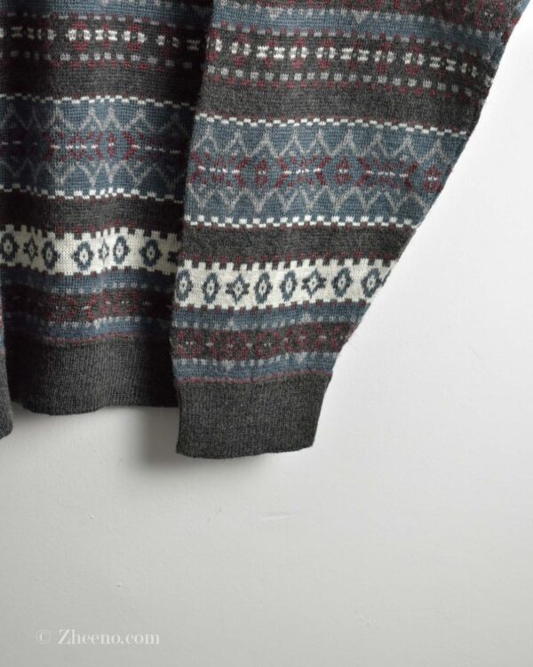 بافت وینتیج سه دکمه یقه دار Tip Top Tailors