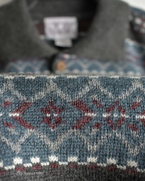 بافت وینتیج سه دکمه یقه دار Tip Top Tailors