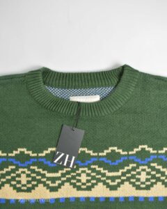 بافت وینتیج سبز کرم Pacsun
