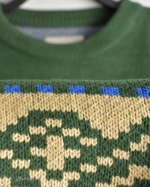 بافت وینتیج سبز کرم Pacsun