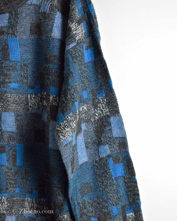 بافت وینتیج آبی Michael Gerald