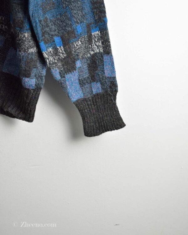 بافت وینتیج آبی Michael Gerald