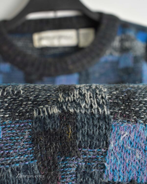 بافت وینتیج آبی Michael Gerald