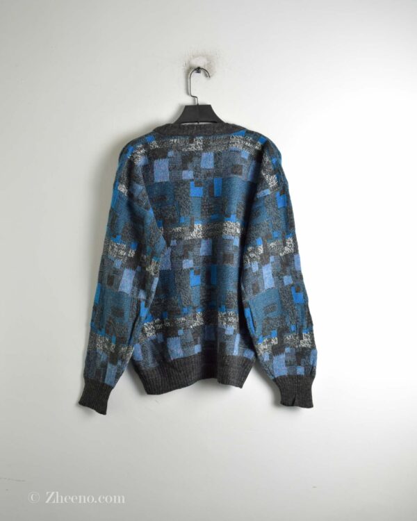 بافت وینتیج آبی Michael Gerald