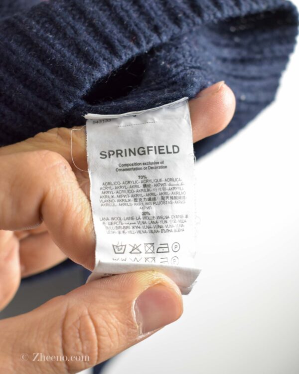 بافت وینتیج سرمه ای Springfield