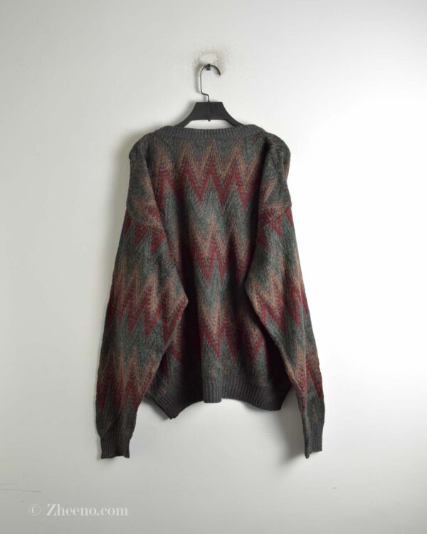 بافت وینتیج چند رنگ یقه هفت