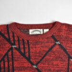 بافت وینتیج قرمز Marcuis