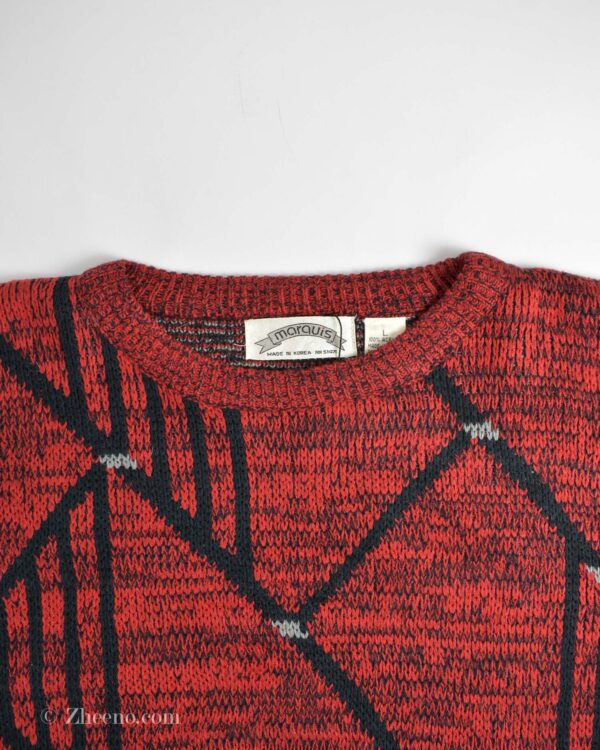 بافت وینتیج قرمز Marcuis