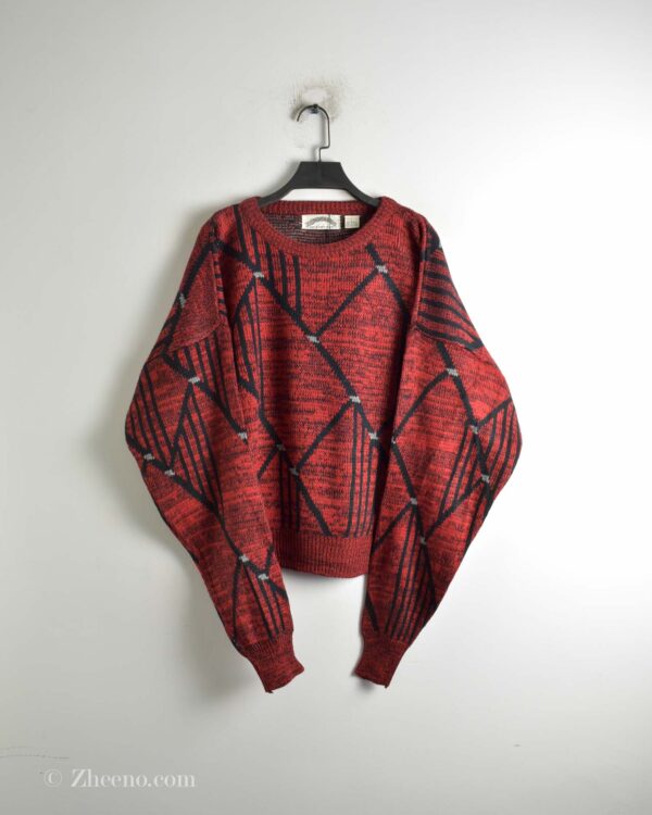 بافت وینتیج قرمز Marcuis