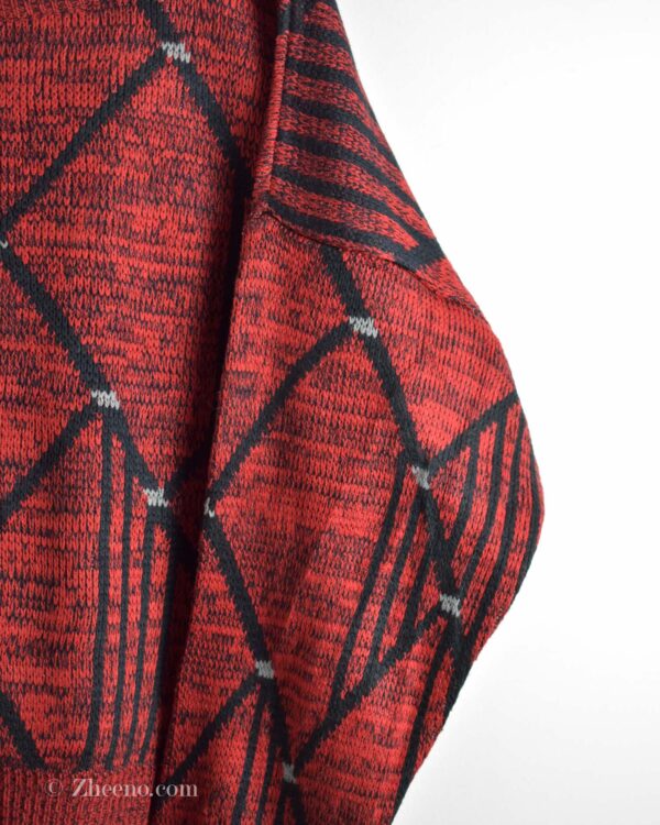 بافت وینتیج قرمز Marcuis