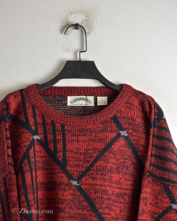 بافت وینتیج قرمز Marcuis