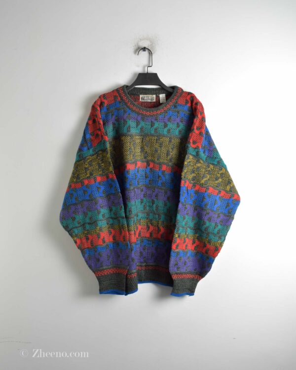 بافت وینتیج چند رنگ City Streets