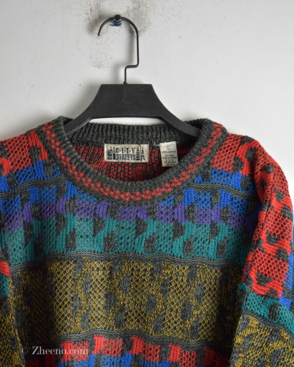 بافت وینتیج چند رنگ City Streets