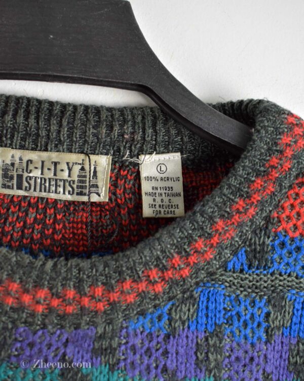 بافت وینتیج چند رنگ City Streets