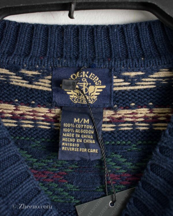 بافت وینتیج سرمه ای Dockers