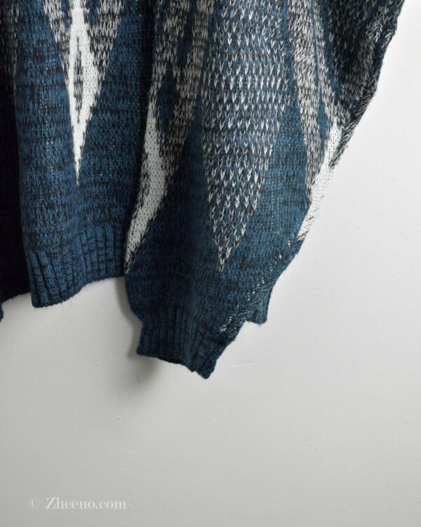 بافت وینتیج آبی Michael Gerald