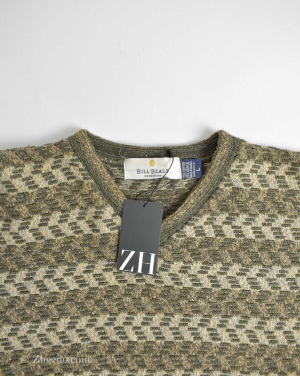 بافت وینتیج یقه هفت Bill Blass