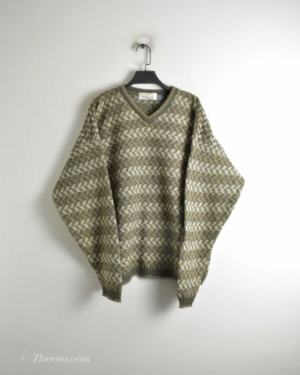 بافت وینتیج یقه هفت Bill Blass