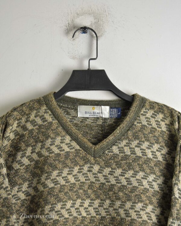 بافت وینتیج یقه هفت Bill Blass