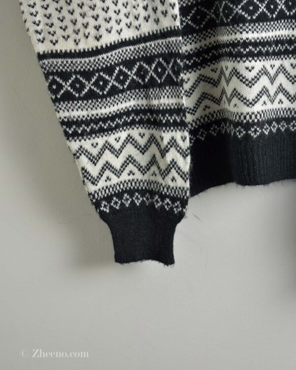 بافت وینتیج سیاه سفید