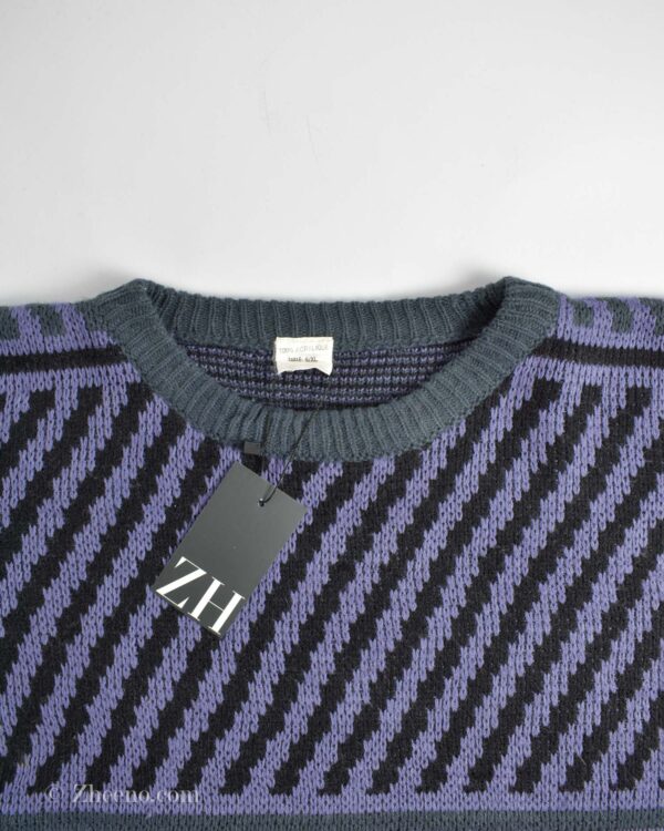 بافت وینتیج بنفش طرح دار