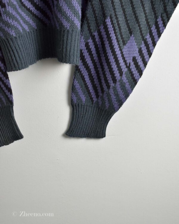 بافت وینتیج بنفش طرح دار